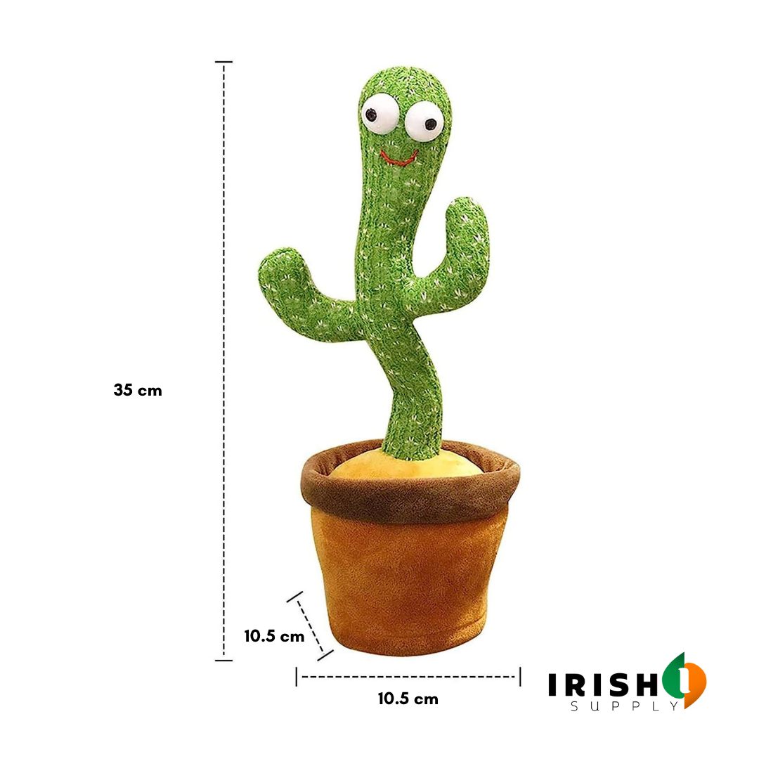 Irish Supply, DANCING CACTUS- Electric Singing Cactus Plush Toy