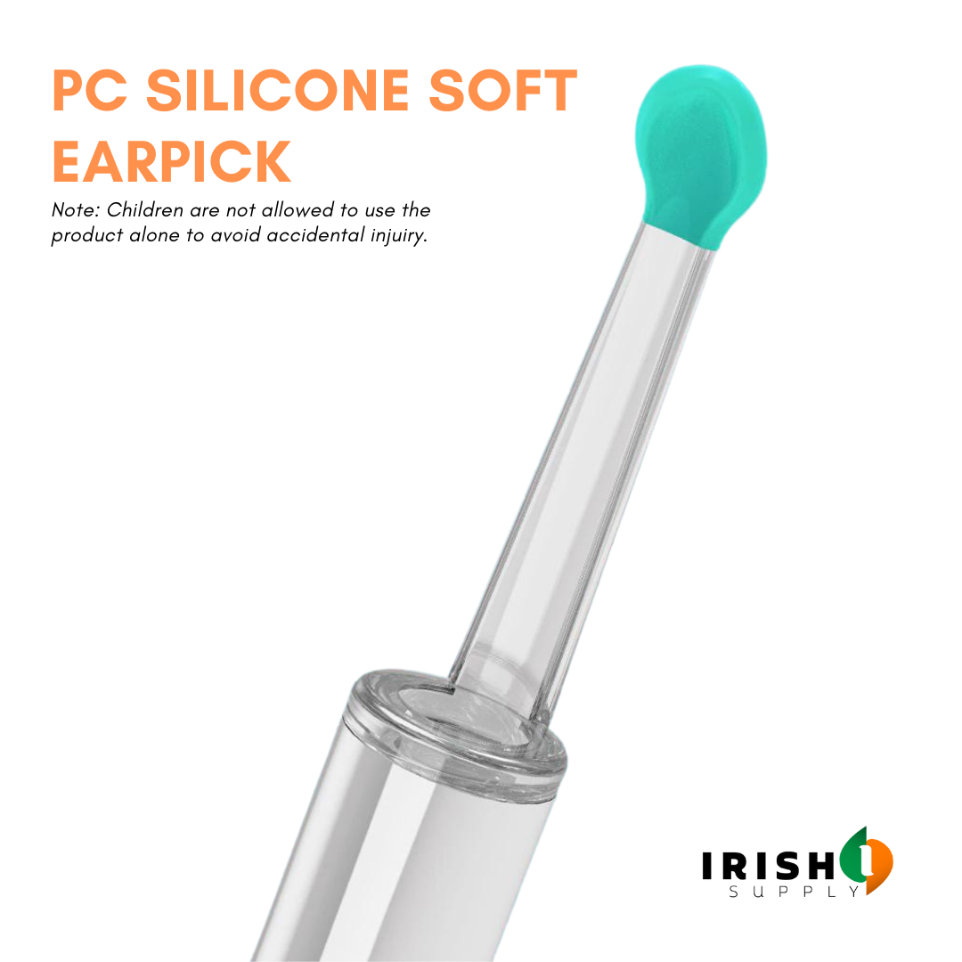 Irish Supply, EARVIEW Camera LED Light Wireless Otoscope Ear Cleaning Kit