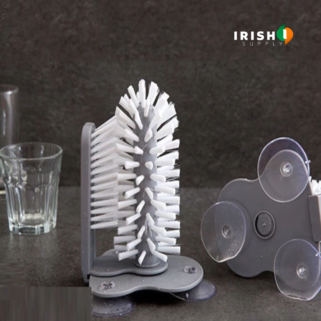 Irish Supply, POWERSCRUB Suction Cup Cleaning Brush