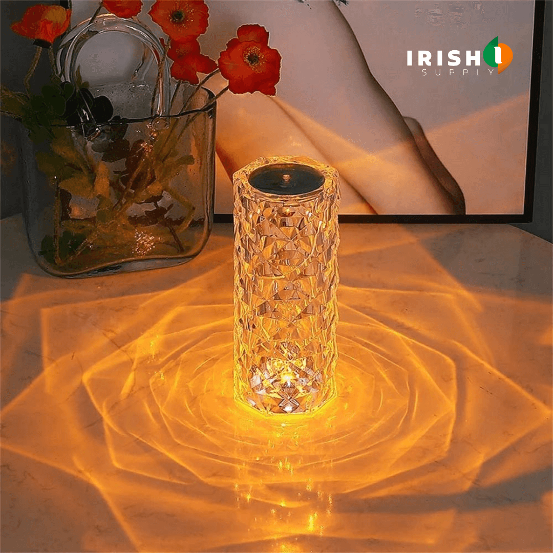 CRYSTALITE Touch-Controlled Crystal Lamp