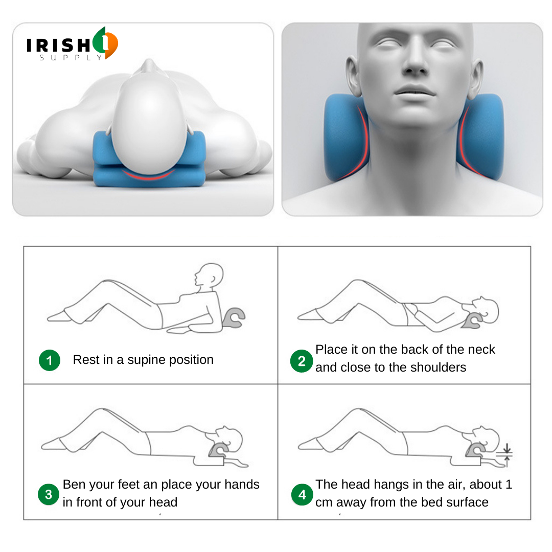 Irish Supply, NECKCARE Cervical Spine Alignment Pillow