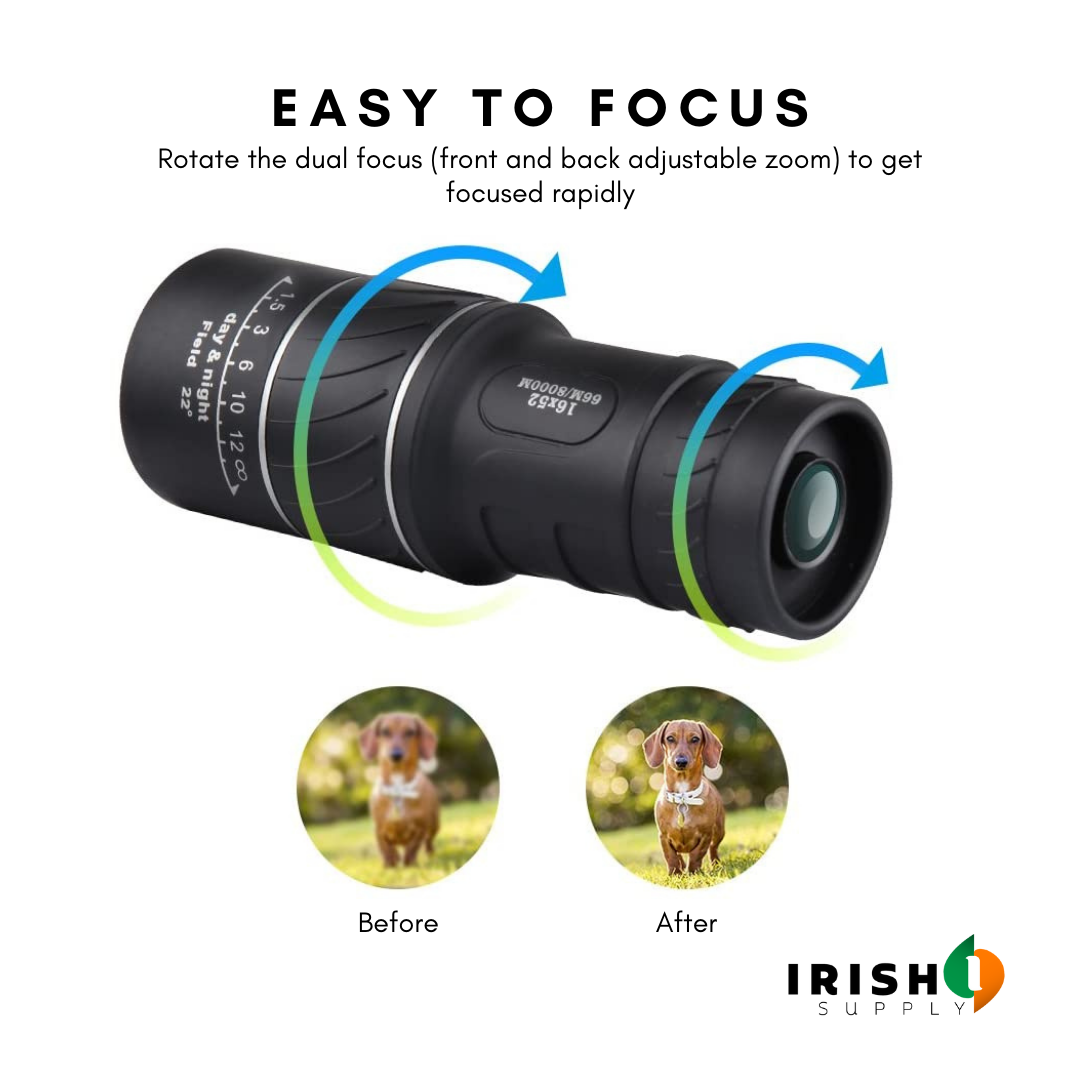 Irish Supply, ZOOMXTEND Powerful Monocular Telescope