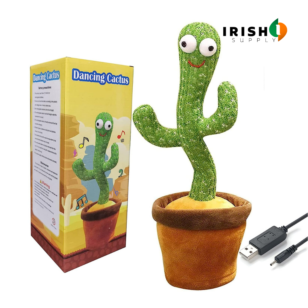 Happy Cactus™ - Giocattolo che risponde ai suoni - Cactus danzante Happy Cactus™ - Giocattolo che risponde ai suoni - Cactus danzante