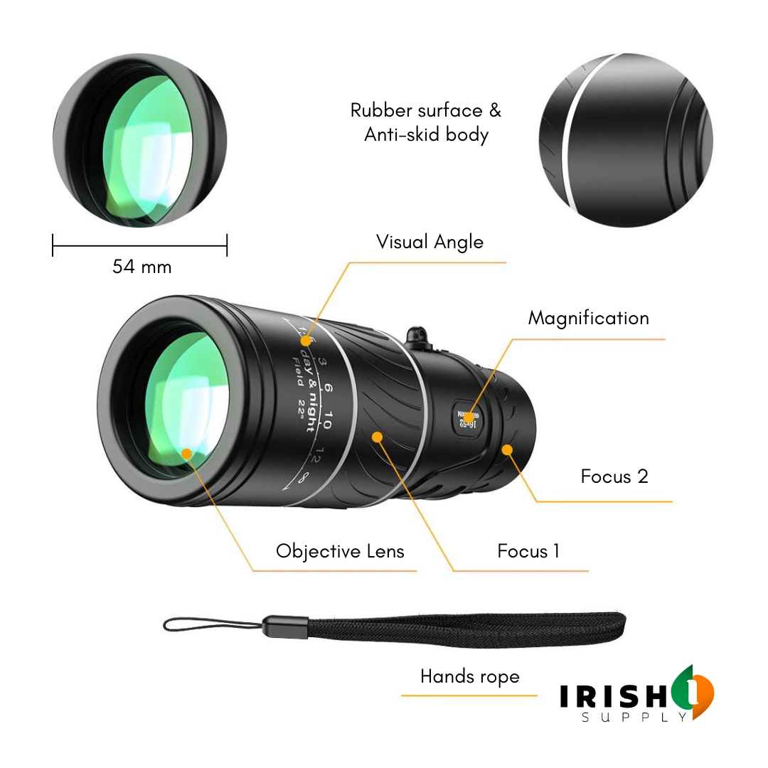 Irish Supply, ZOOMXTEND Powerful Monocular Telescope