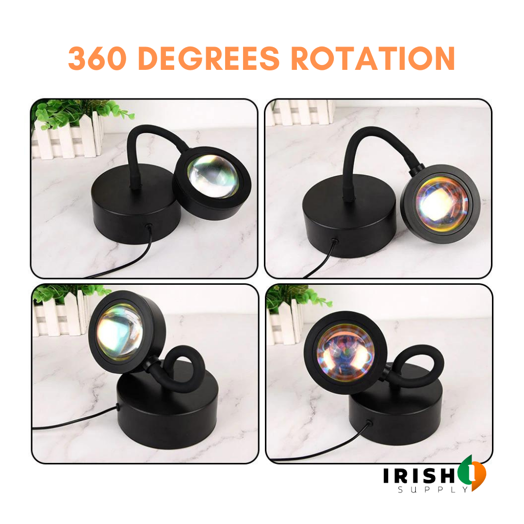 Irish Supply, SUNSETFLOW Night Lamp Projector