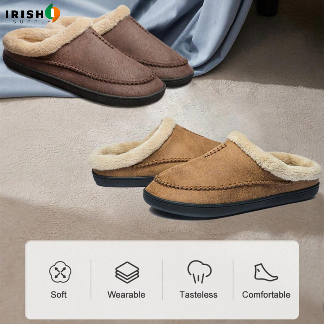 SOFTCLOUD Fluffy Wide Loafer Slippers