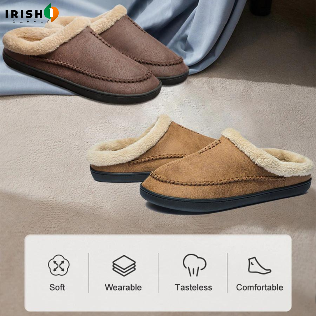 Irish Supply, SOFTCLOUD Fluffy Wide Loafer Slippers