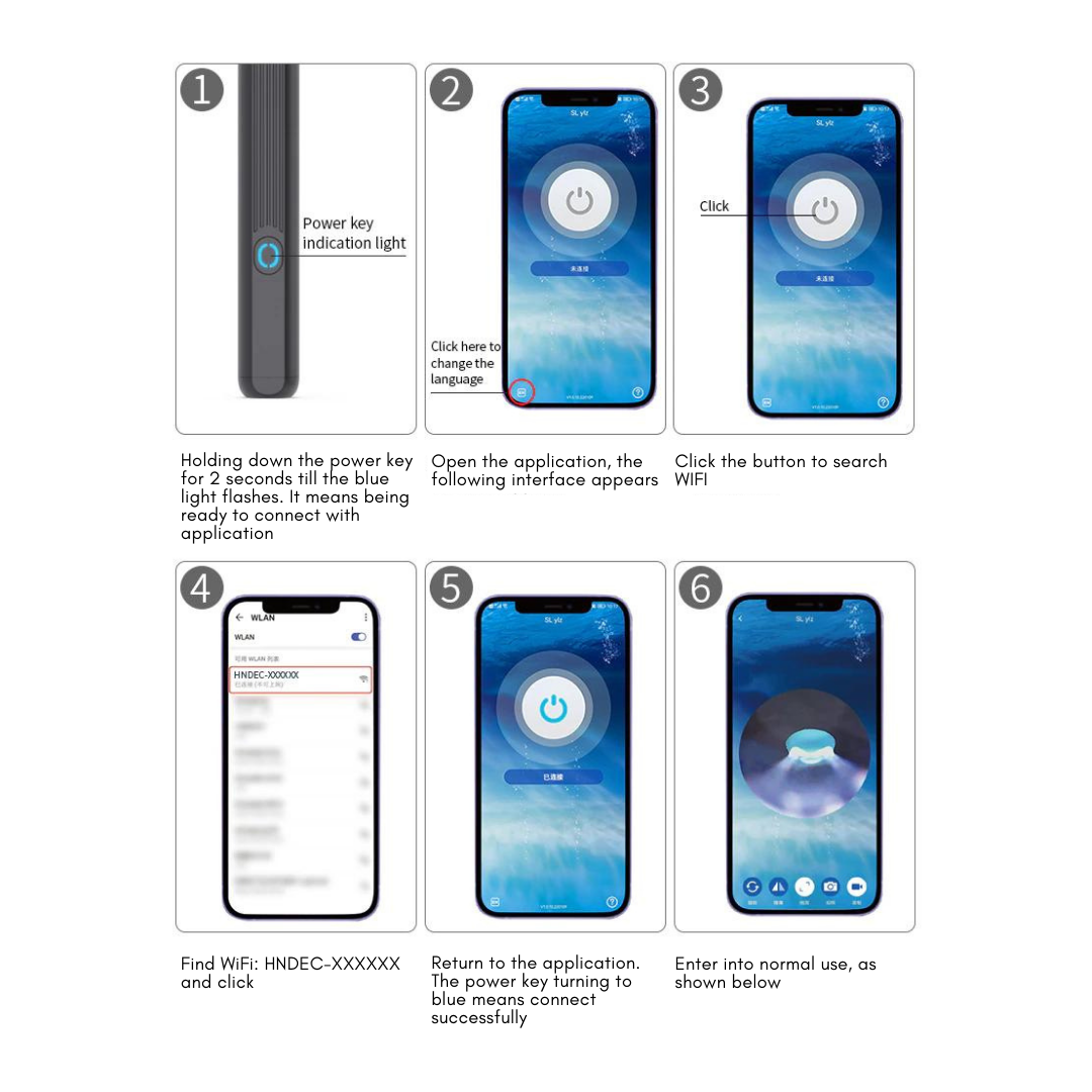 Irish Supply, EARVIEW Camera LED Light Wireless Otoscope Ear Cleaning Kit