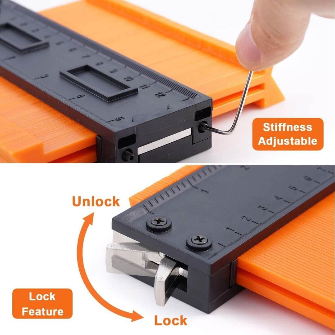 CONTOUR GAUGE  - A Must-Have for Carpenters, Tilers, Crafters, and DIY Enthusiasts