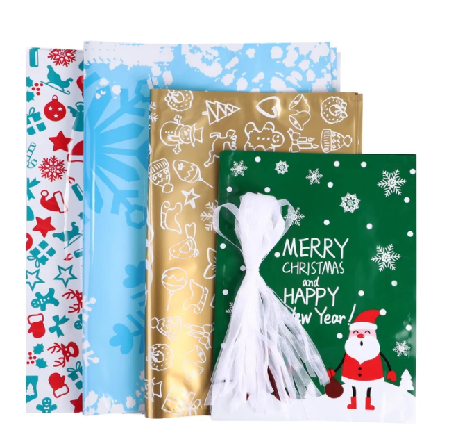 Irish Supply, Christmas Gift Bag Set (30 Pack)