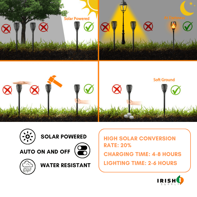 Irish Supply, TRIBALIGHT Solar Yard Light