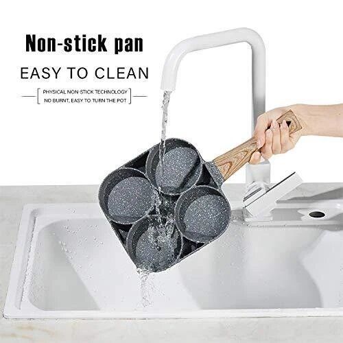 4 Holes Egg Burger Non Stick Pan