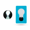 Irish Supply, Portable Card Shape Night Light Ultra-Thin Card