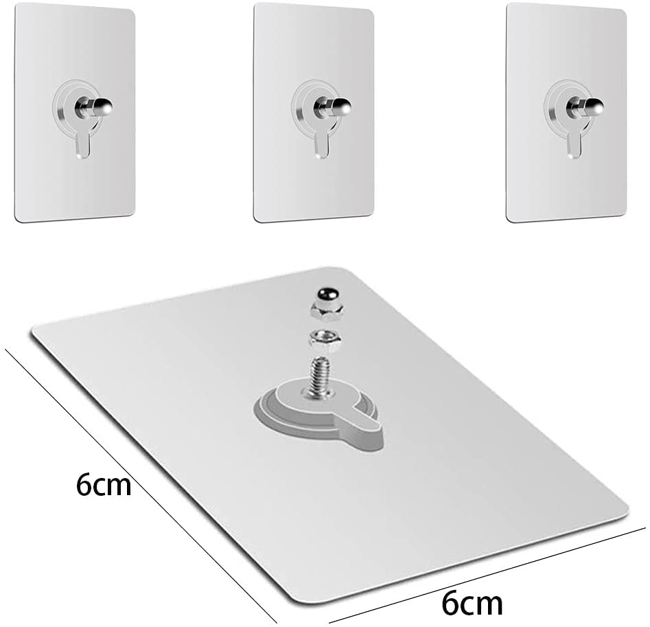 StickyScrew™ - Adhesive Drill-Free Wall Screw Hooks